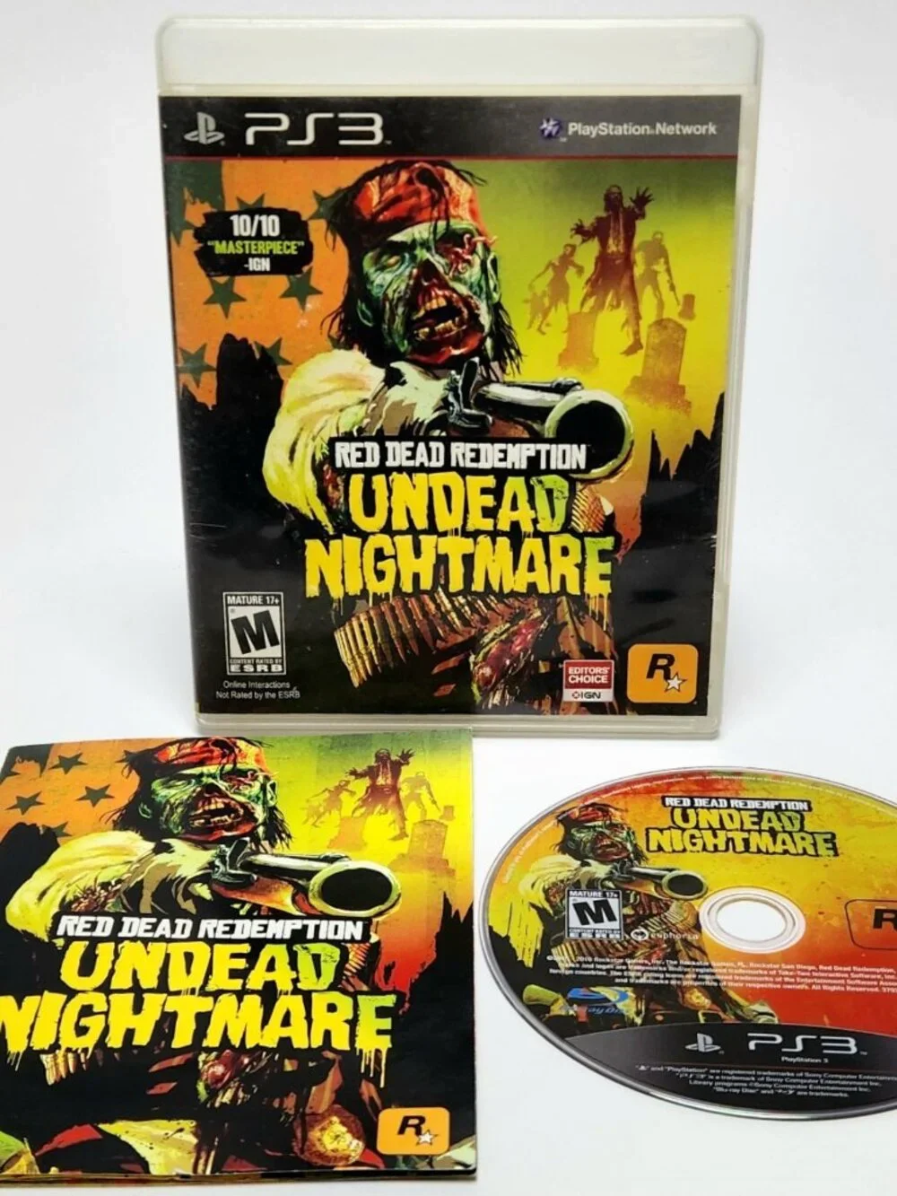 Red Dead Redemption Undead Nightmare PS3 Sony Playstation 3 CIB Complete -Tested